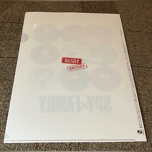 Spy x Family Anya Forger Clear File Folder Japan Exclusive Officially Licensed - Picture 2 of 8